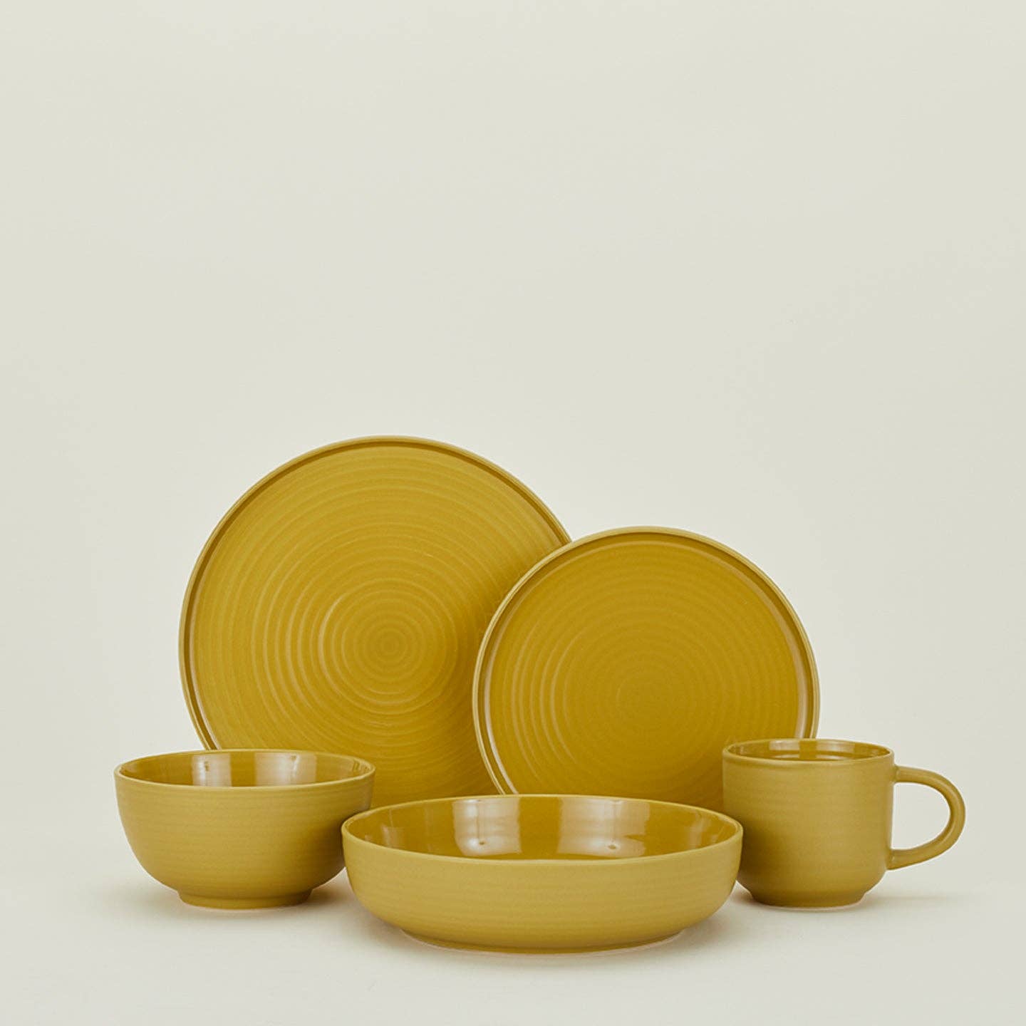 Hawkins New York - Wholesale Dinner Plate - ESSENTIAL DINNER PLATE - SET OF 4, MUSTARD4