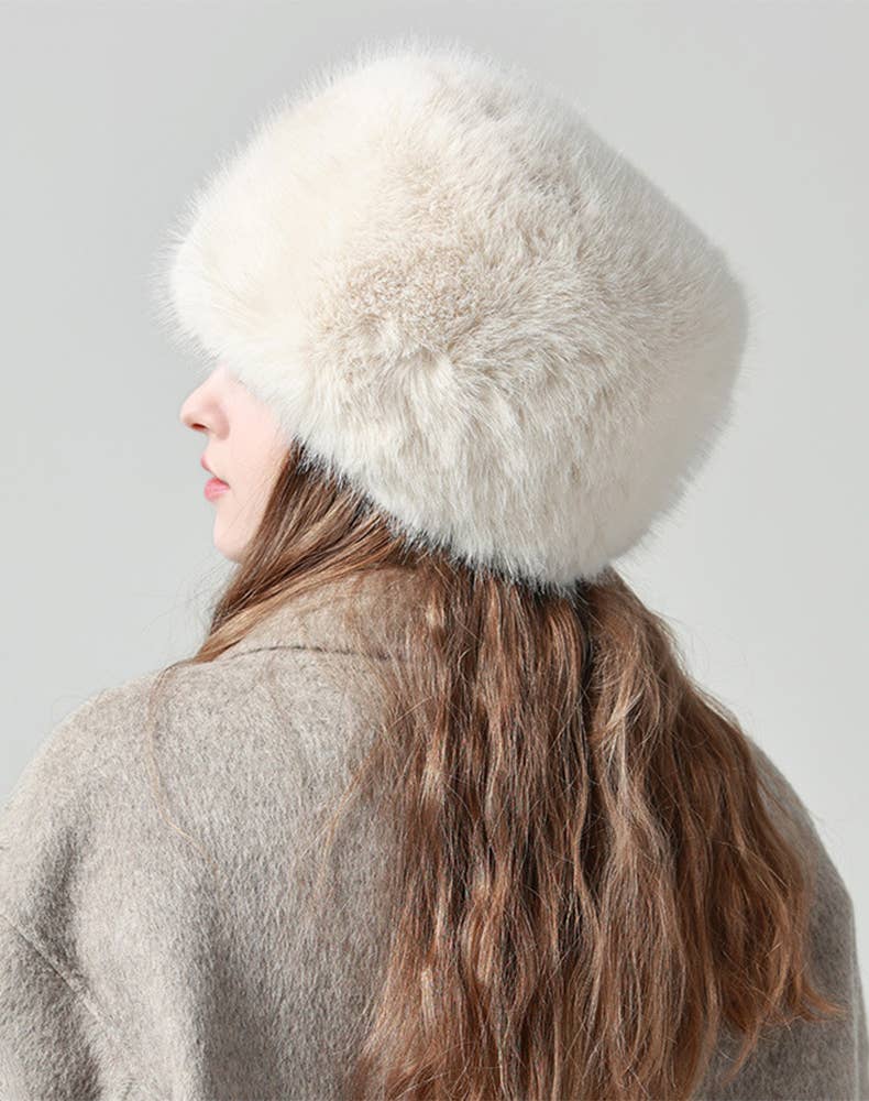 Crave by FW - Wholesale Bucket Hat - Women's - Fuzzy Furry Winter Faux Fur Hat Warm Fluffy Bucket Hat14