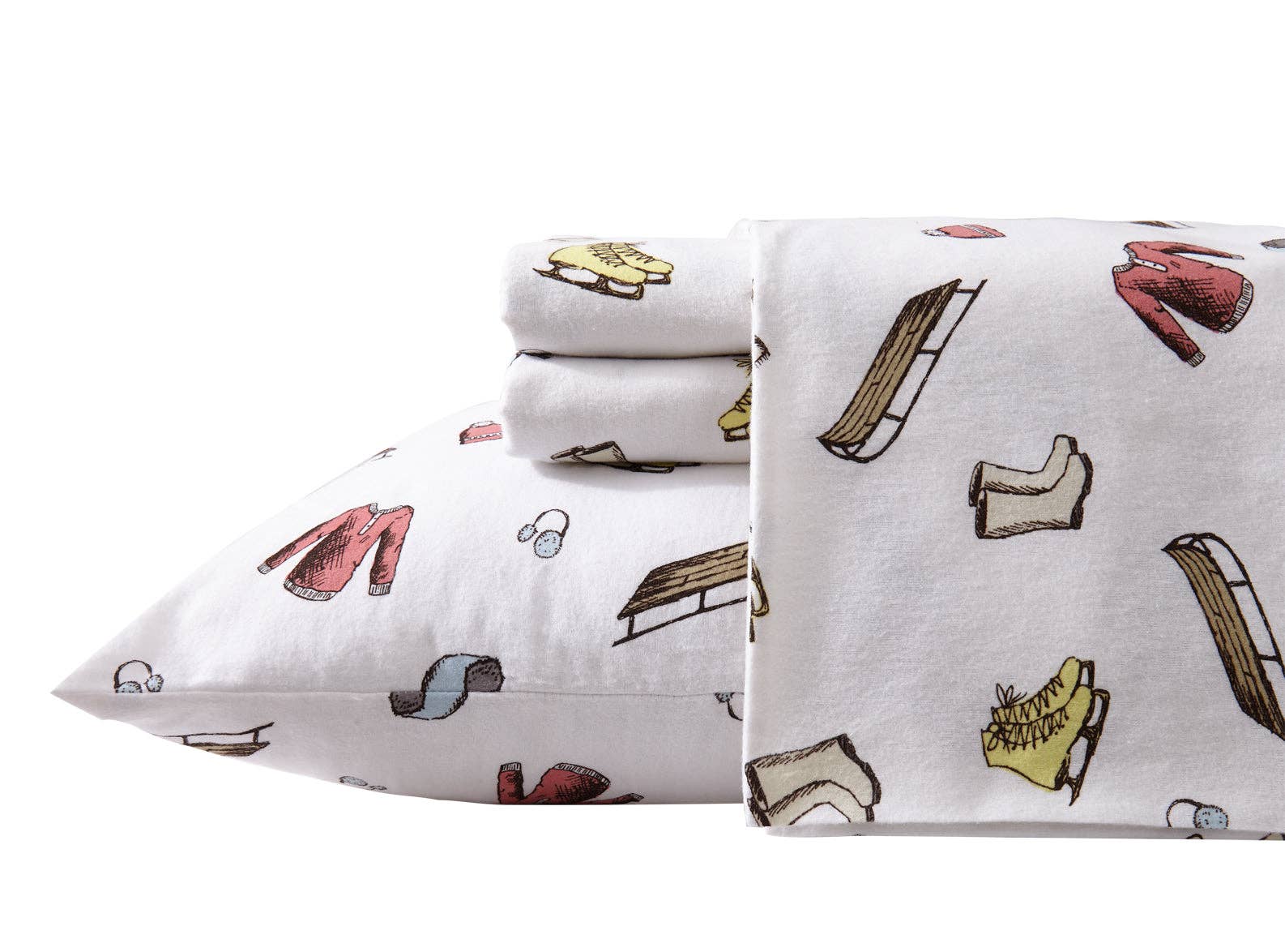 New Season Textile Inc - Wholesale Sheet Set - Flannel Printed Cozy Up Sheet Set3