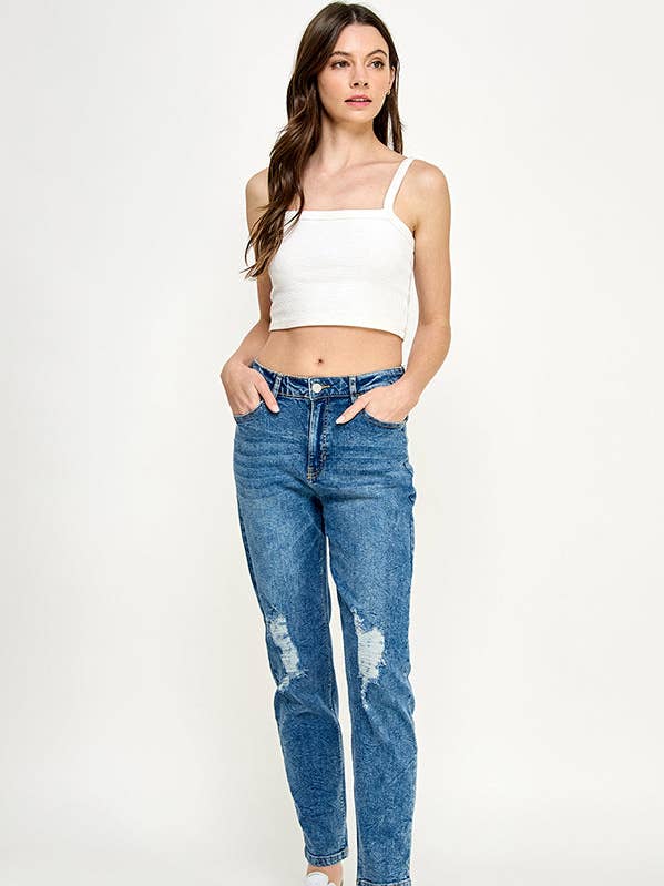 ZERSTÖRTE BOYFRIEND-JEANS für den Großhandel von BLUE AGE