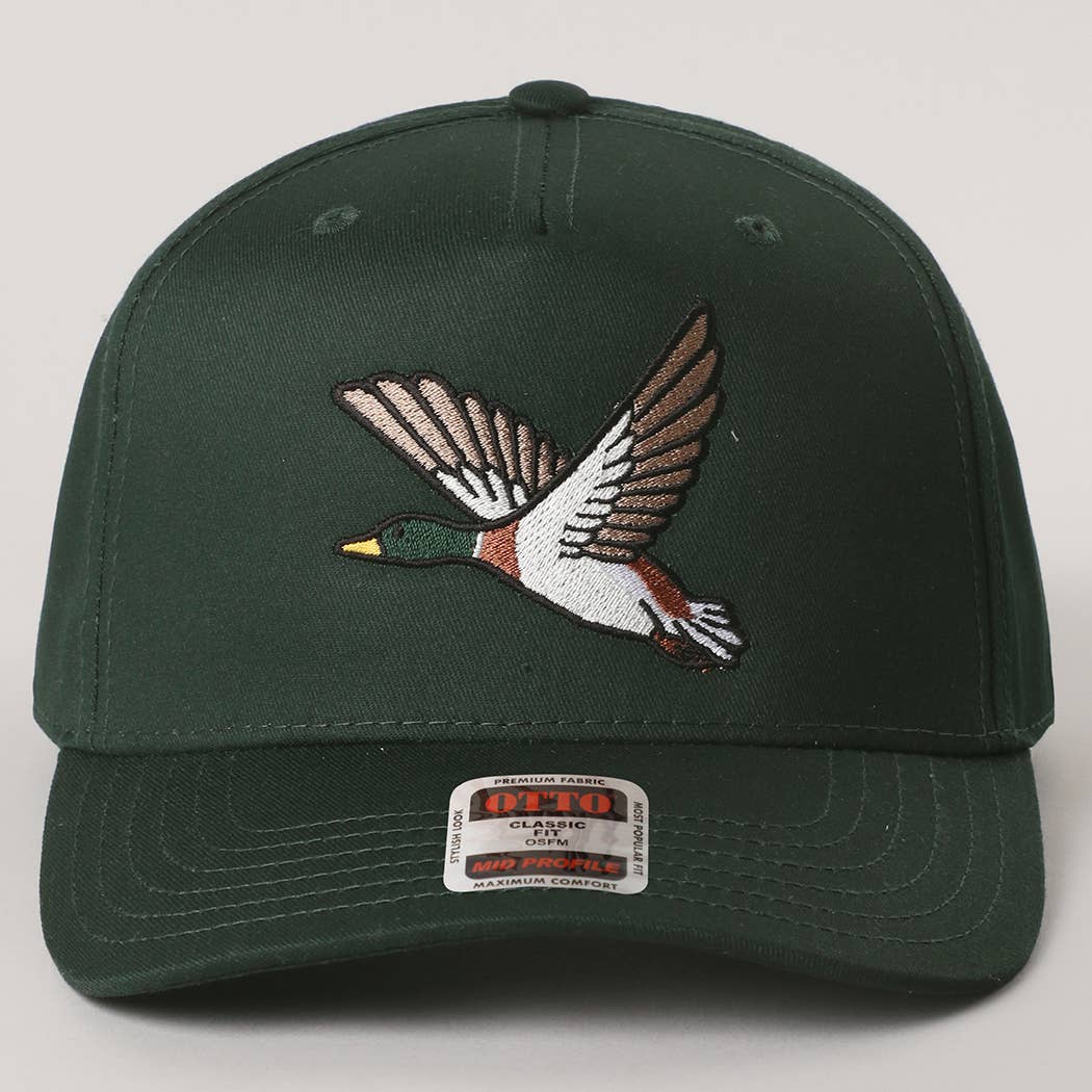 Fashion City - Wholesale Trucker Hat - Unisex - Flying Mallard Graphic Embroidered Trucker Hat 1