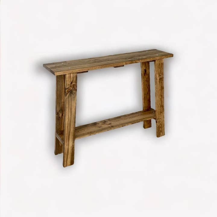 Raw Wood – Großhandel Konsolentische – Massivholz handgefertigte Nasu Flur-Sideboard-Konsole2