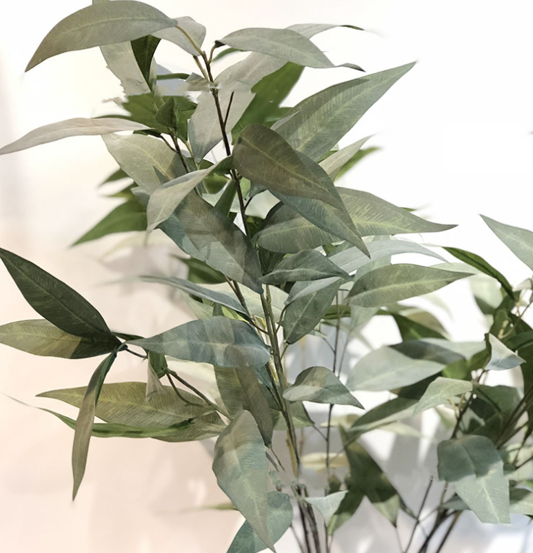 Sweet Home Deco - Wholesale Artificial Plant - 38''T Soft Touch Eucalyptus Leaves Stem, Faux Greenery Stem2