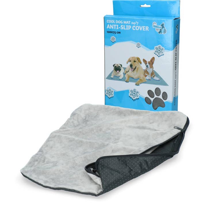 CoolPets hundemåtte med skridsikker overflade 24/7, XL (120x75 cm) for engroshandel hos Hofman Animal Care