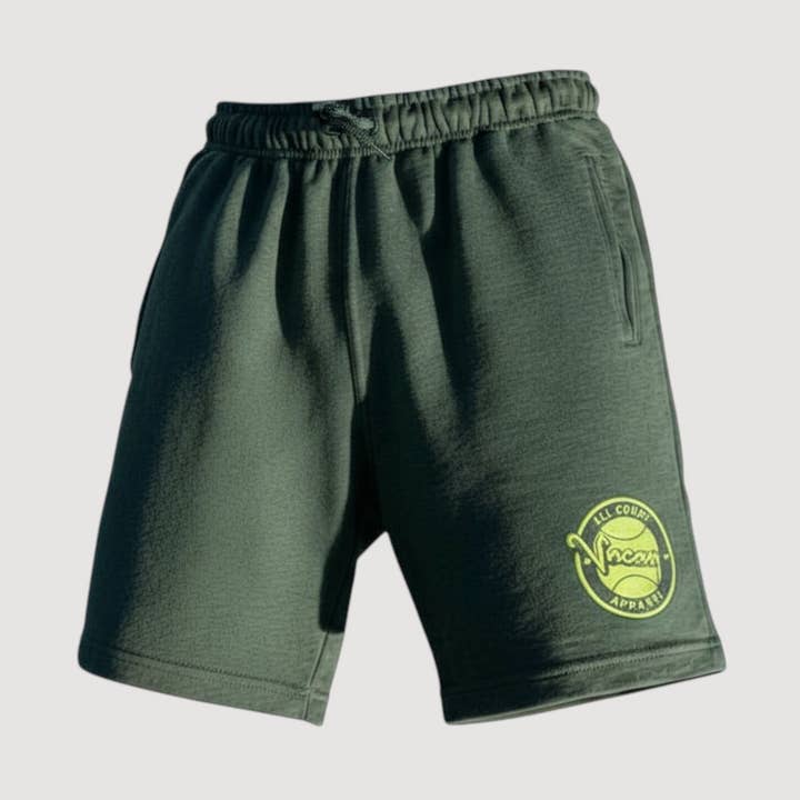 PANTALONES CORTOS DE OCIO CHILLIN - VERDE TREK para venta al por mayor de Vacay All Court Apparel