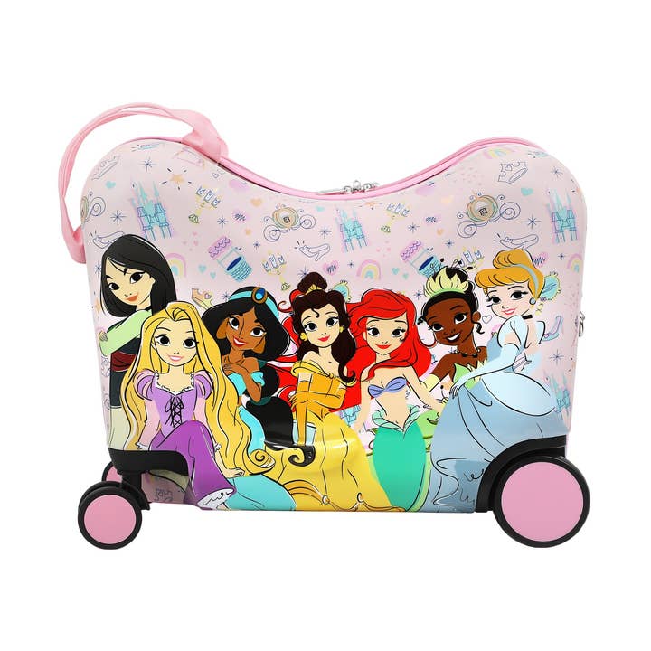 Disney Princesses Ride-On 18" Suitcase For Kids & Toddlers for wholesale by Bioworld Merchandising
