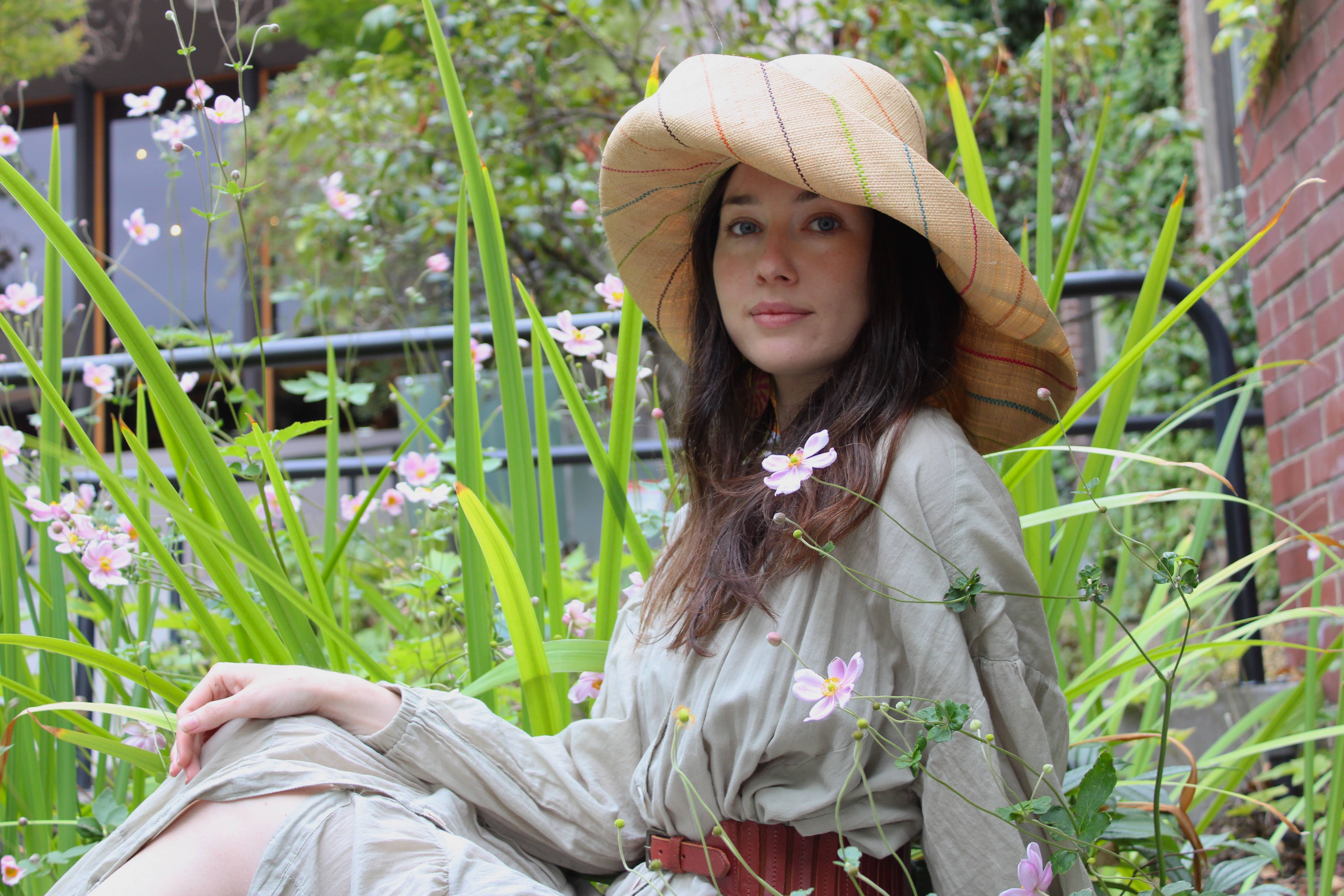 Shebobo - Wholesale Straw Hat - Women's - Monica 5" & 7" Wide Brim Pinstripe Packable Straw Sun Hats21