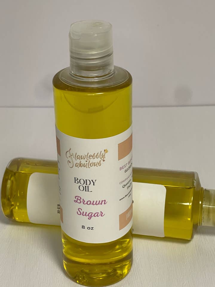 Brown Sugar Body Oil for wholesale by Flawlessly fabulous