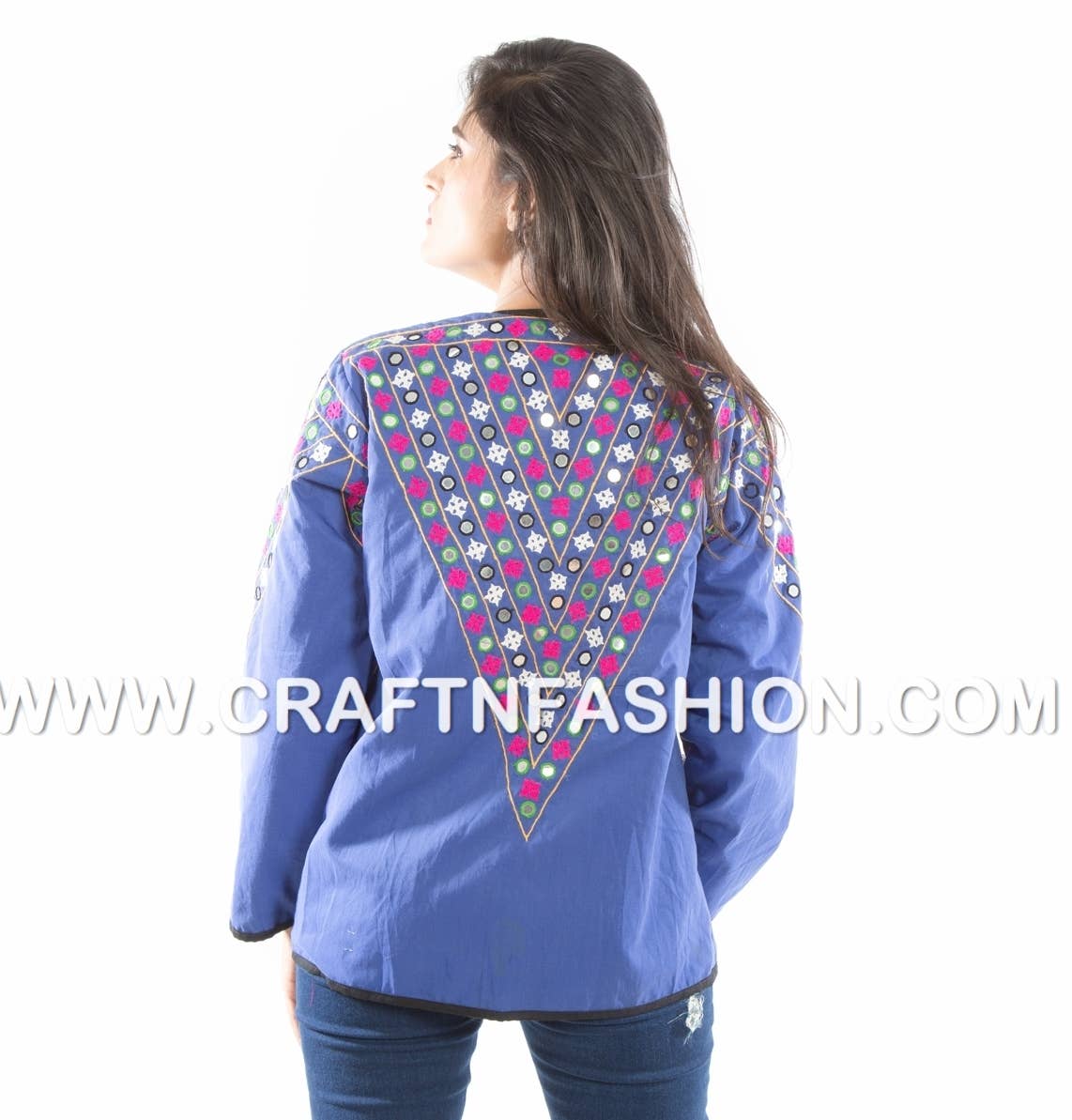 Meghcraft - Wholesale Jacket - Women's - Indian Handmade Embroidered Jacket-Women's Bohemian Jacket2