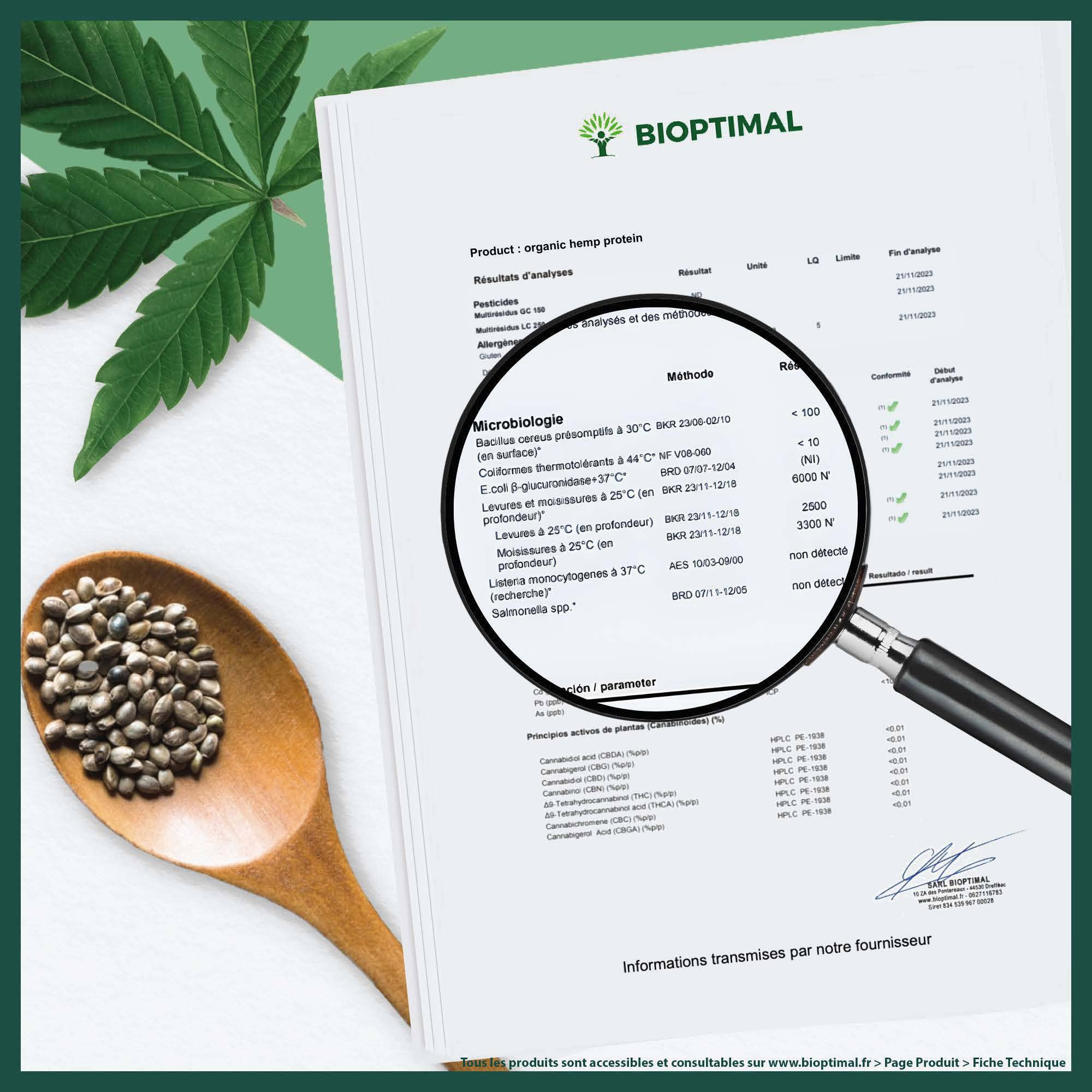 Bioptimal - Wholesale Protein/Superfood Powder - Organic Hemp Protein Powder - Bioptimal10