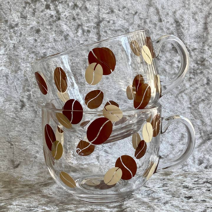Caneca de vidro de feijão de café por atacado de PurpleDuck