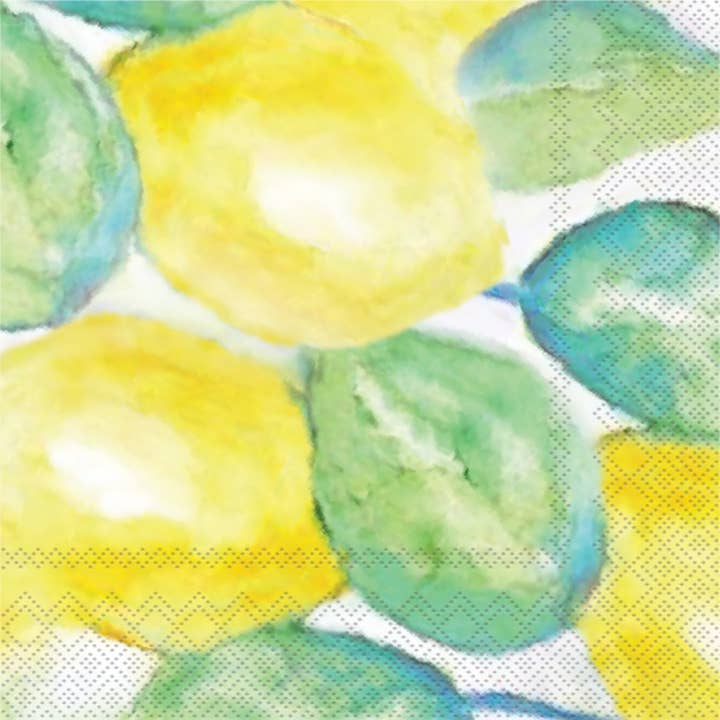 Paper Cocktail Napkin 20 Ct Lemon Verbena Mangiacotti for wholesale by Boston International