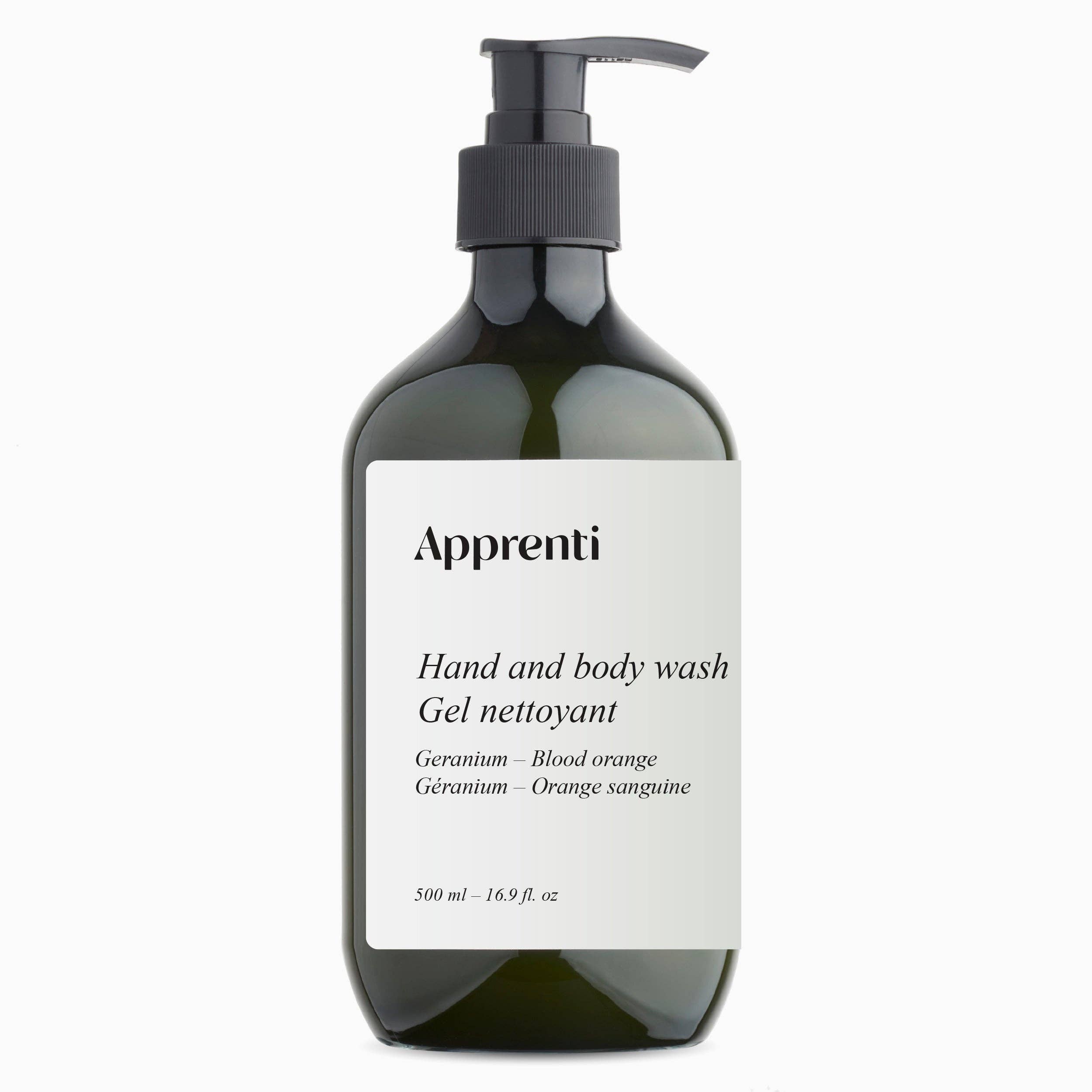 Apprenti - Wholesale Body Wash/Shower Gel - Geranium & Blood Orange Hand and Body Wash7