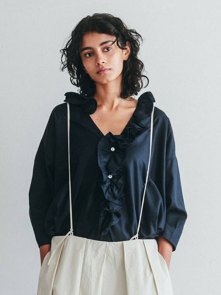 Iklaas Top Mid Nat for engroshandel hos Fog Linen Work