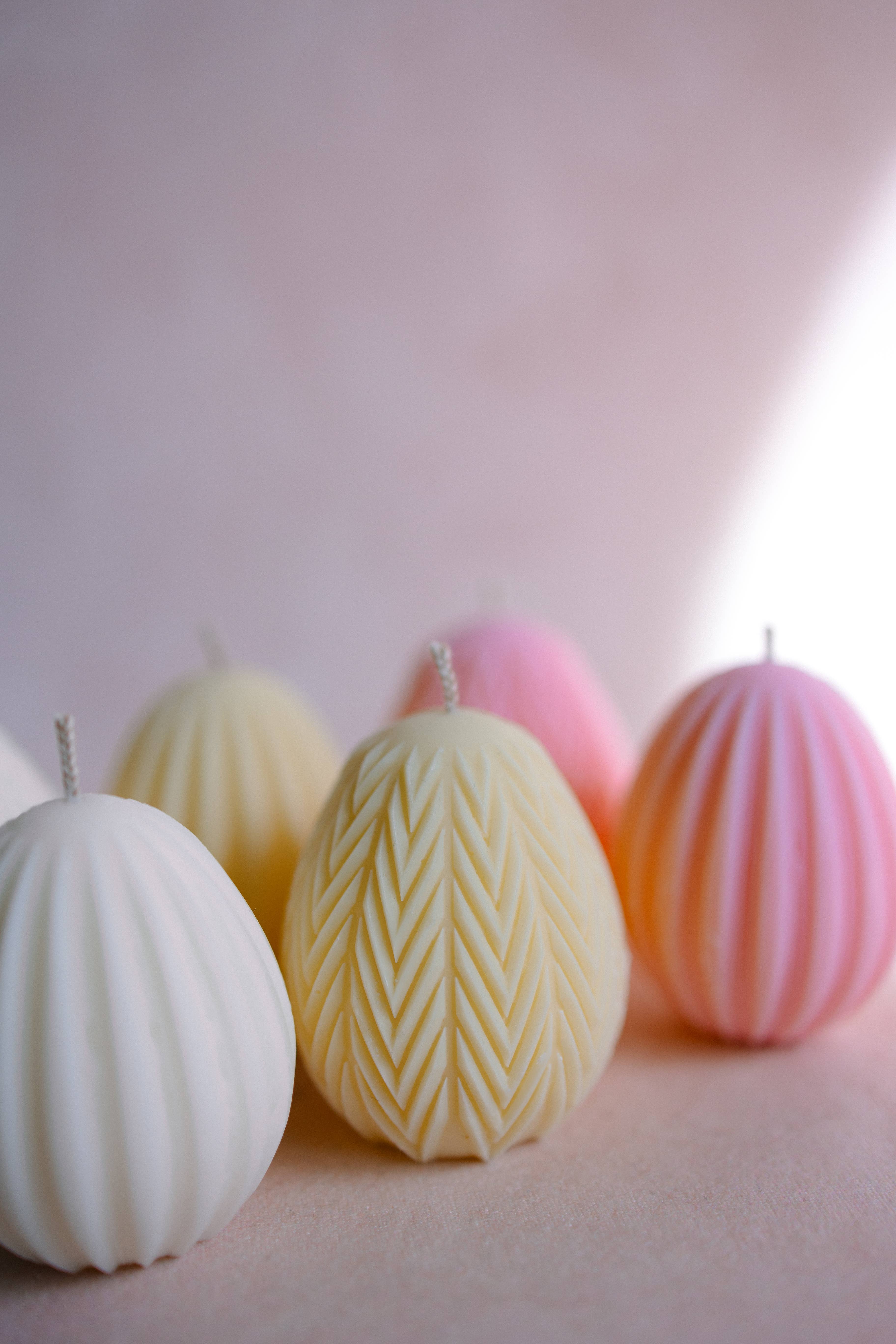 Verba Candle Co – Großhandel Geschenkkerze – Osterei-Kerzenset (große Eier) – Osterdekoration1