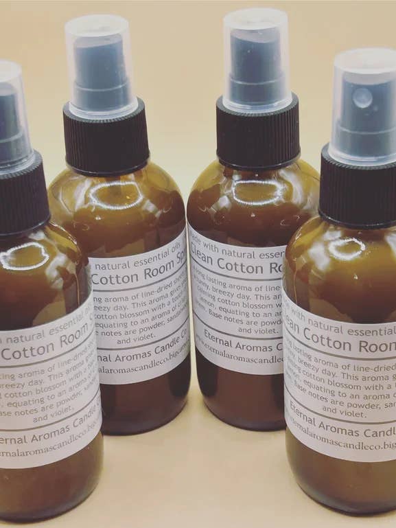 Spray de chambre en coton propre pour la vente par Eternal Aromas Candle Co.