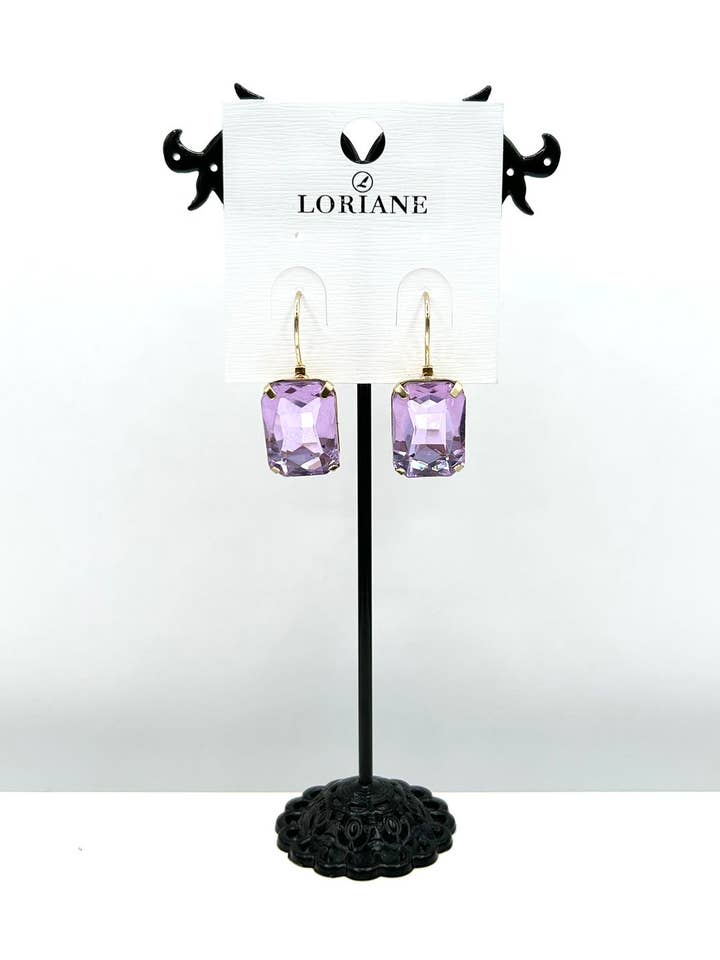 ER230216-11SDL glanzende oorhangers met sluiting voor wholesale door LORIANE CREATION