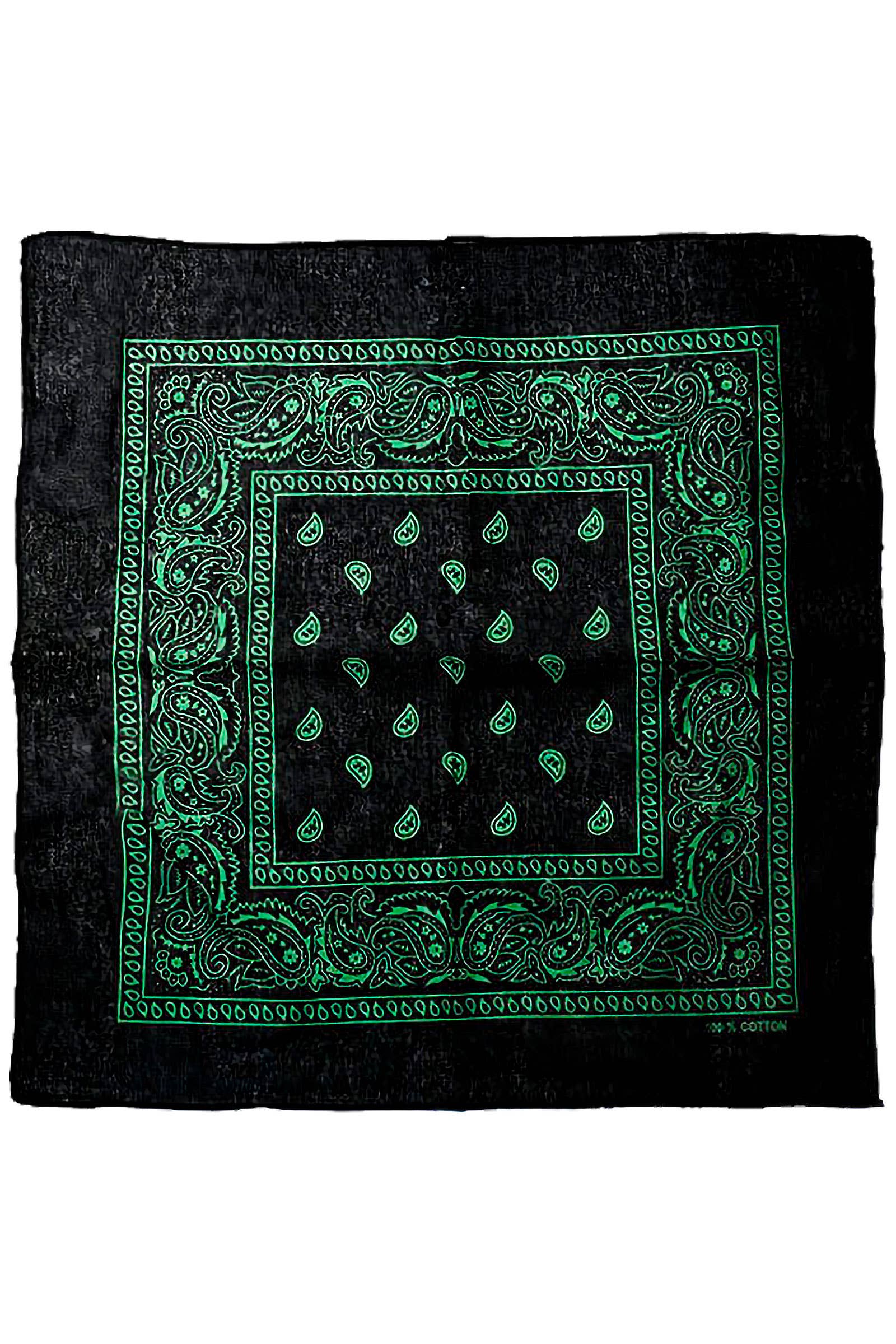 Cap Zone – Engroshandel Bandana - Dame – Klassisk firkantet bandana i bomuld med paisleyprint2