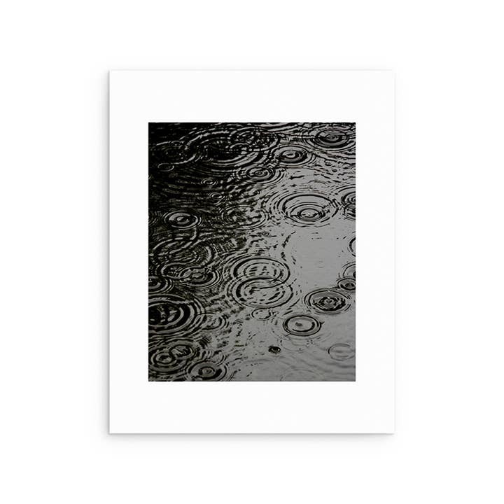 Raindrops and Ripples Art Print for wholesale by Avant Garden Studio