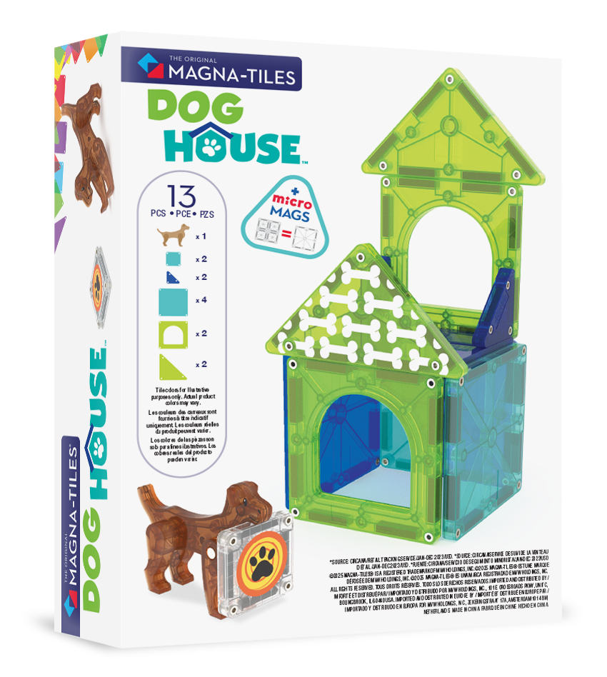 Magna-Tiles - Wholesale Building Set - Kids - Magna-Tiles Dog House 13-Piece Set5