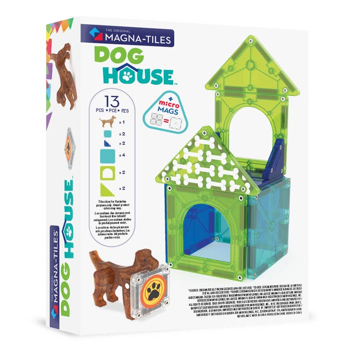 Magna-Tiles - Wholesale Building Set - Kids - Magna-Tiles Dog House 13-Piece Set5