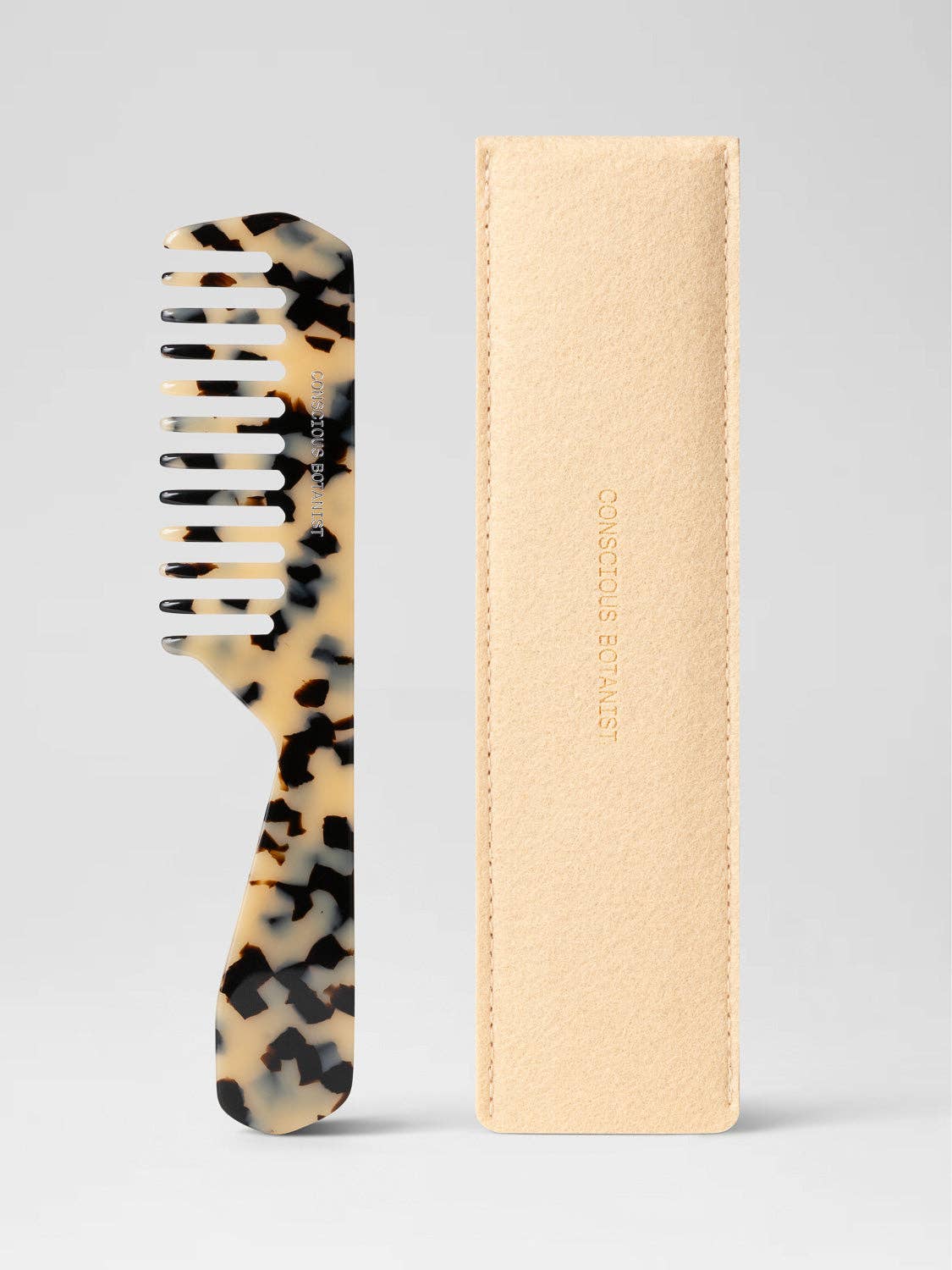 Conscious Botanist – wholesale Hårborste/kam – Handgjord kam av 100 % växtbaserad cellulosaacetat2