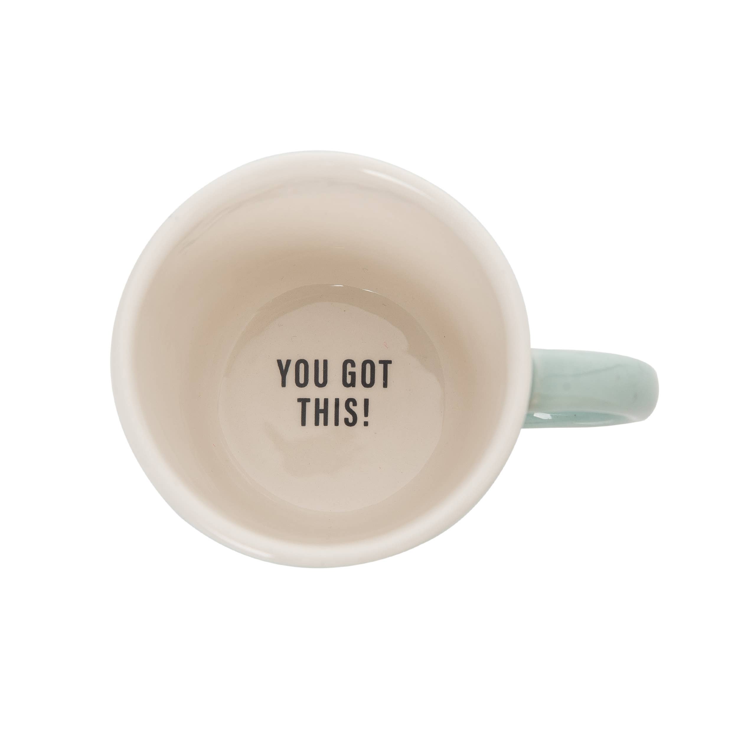 Totalee Gift - Wholesale Coffee Mug - SALE Ceramic 3.5" Blue You Got This Friendly Reminder Mug0