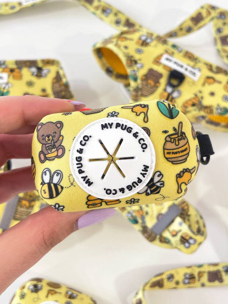 My Pug & Co. - Vendita all'ingrosso Dispenser di sacchetti per la cacca - Porta sacchetti per deiezioni canine con dispenser e moschettone - Accessori per cani3