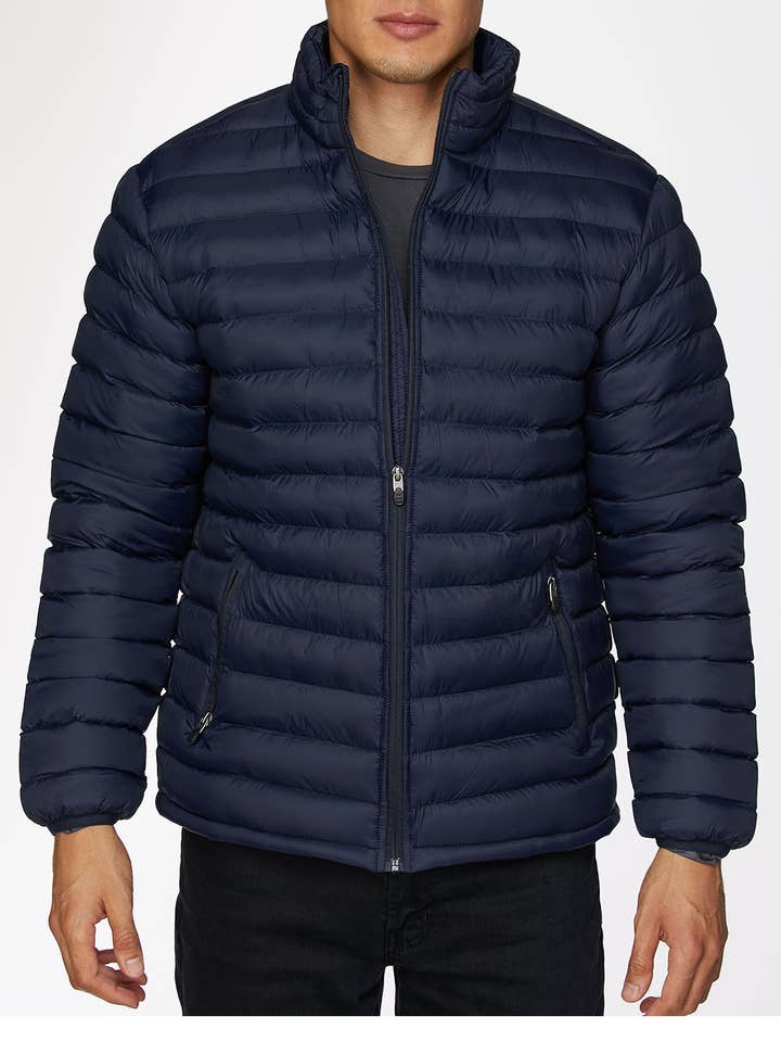 RODEO CLOTHING MEN'S PUFFER JACKET-Navy for wholesale by Rodeo Clothing