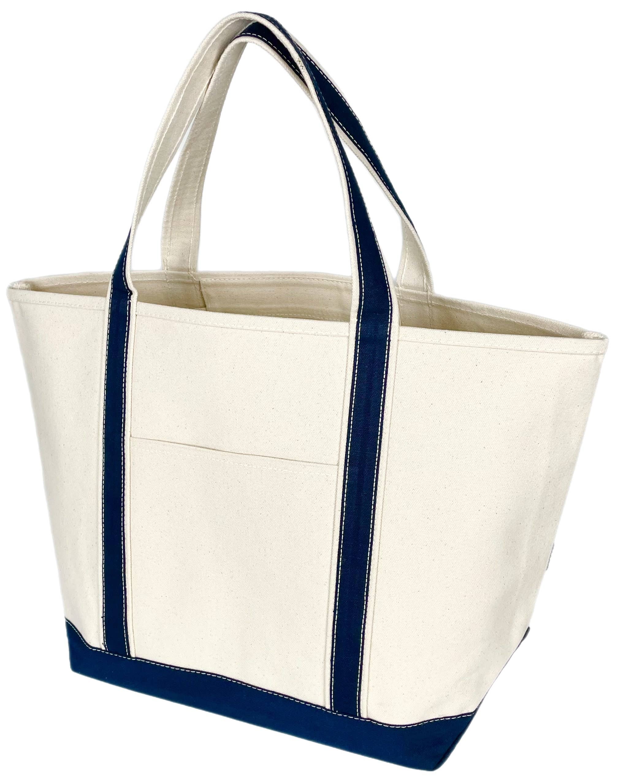 US Bags - Wholesale Tote Bag - Unisex - Heavy Duty Riverside Canvas Boat Tote Bag | Beach Travel10