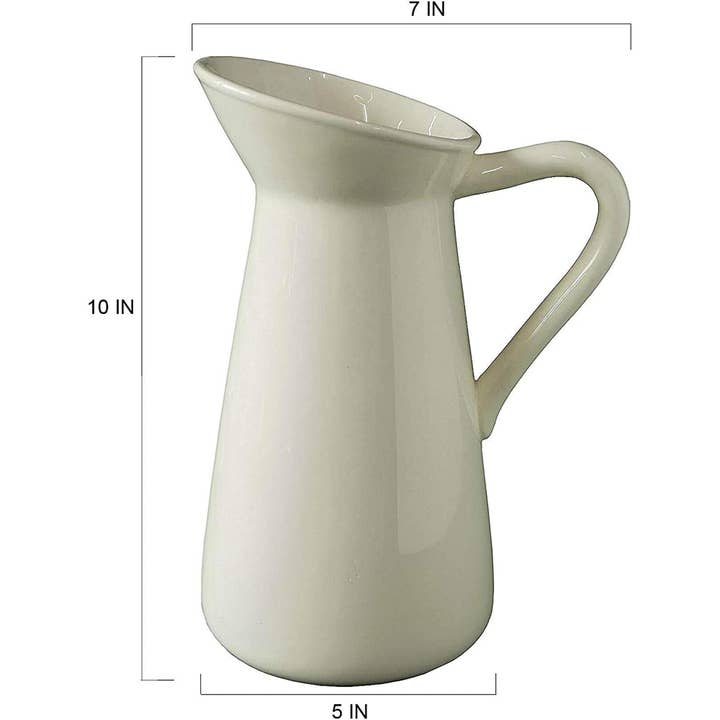 Hosley - Wholesale Pitcher - Hosley® Medium Ceramic Pitcher1