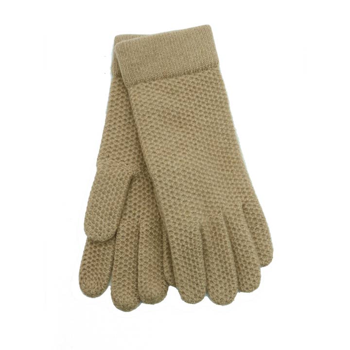 Portolano - Wholesale Gloves - Women's - CASHMERE HONEYCOMB GLOVES