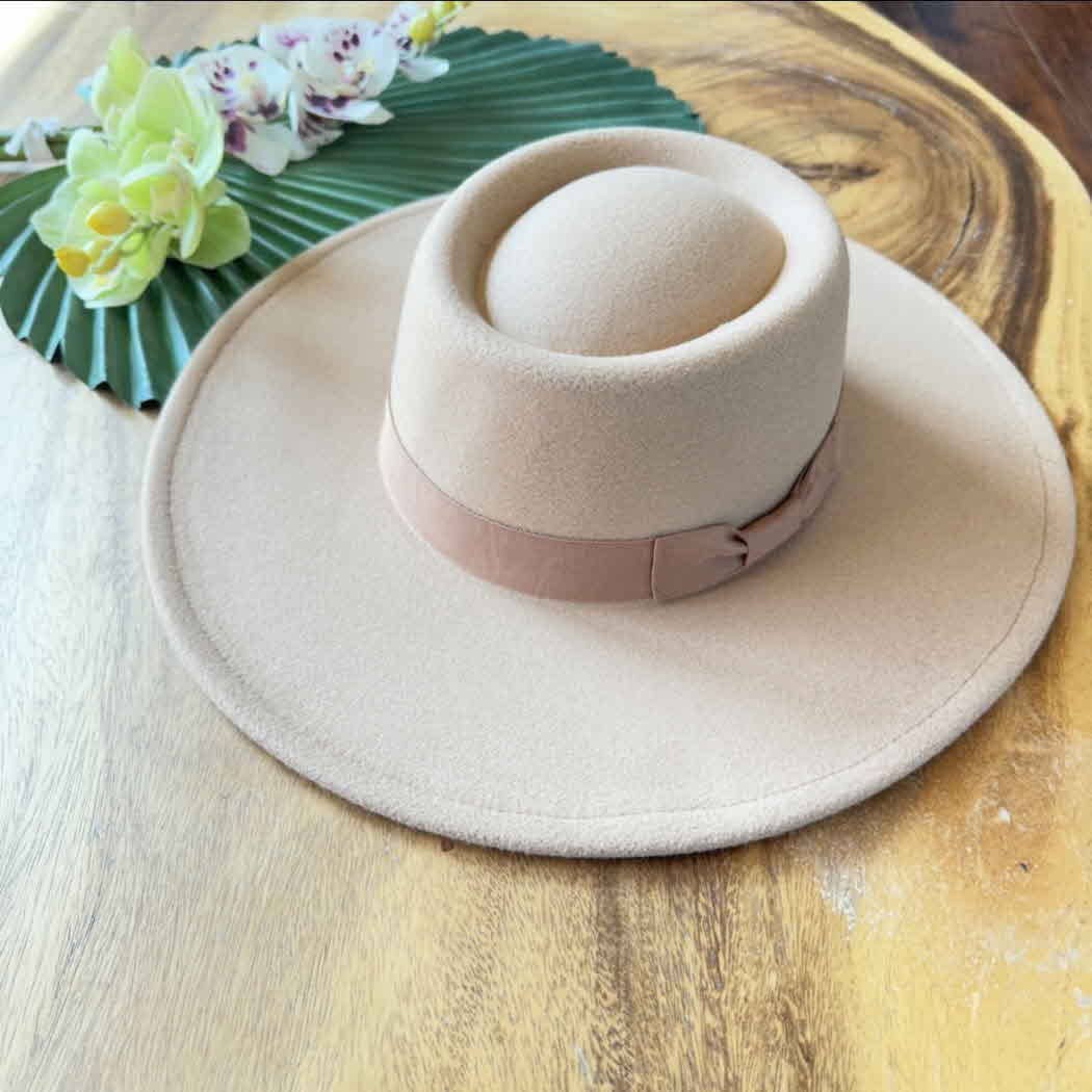 Queens INC - Vente Canotier – femme - Chapeau canotier à large bord - Ruban gros-grain assorti19