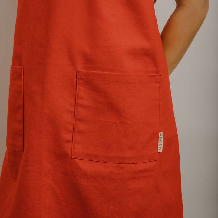 The Adorn Co. - Wholesale Apron - Canvas Crossback Apron14