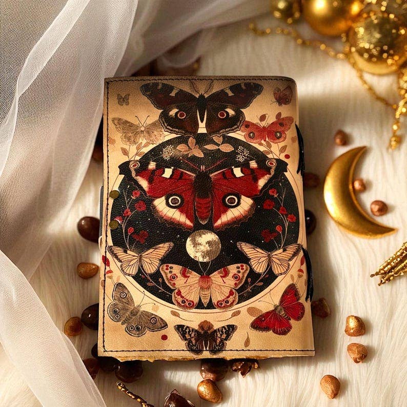 Leatherooze - Wholesale Journal/Diary - Butterfly Leather handmade Journal-200 Pages 7x5 inches7