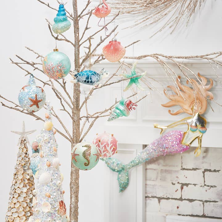 C&F Home - Wholesale Ornament - Christmas Cozumel Reef Blue Sea Turtle Ornament1