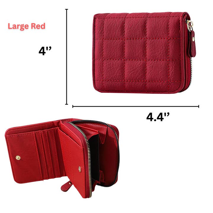 Magnifique Hearts - Wholesale Coin Purse - Women's - Zip Wallet Large Capacity Card Holder, Coin Purse Clutch