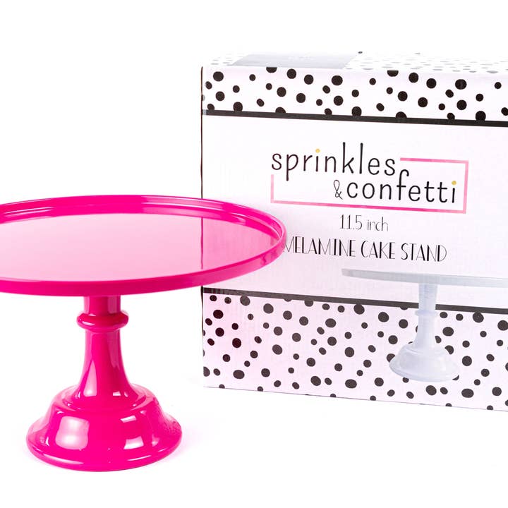 Sprinkles & Confetti Party Supplies - Wholesale Cake Stand - Royal Blue Melamine Cake Stand | Cupcake Stand