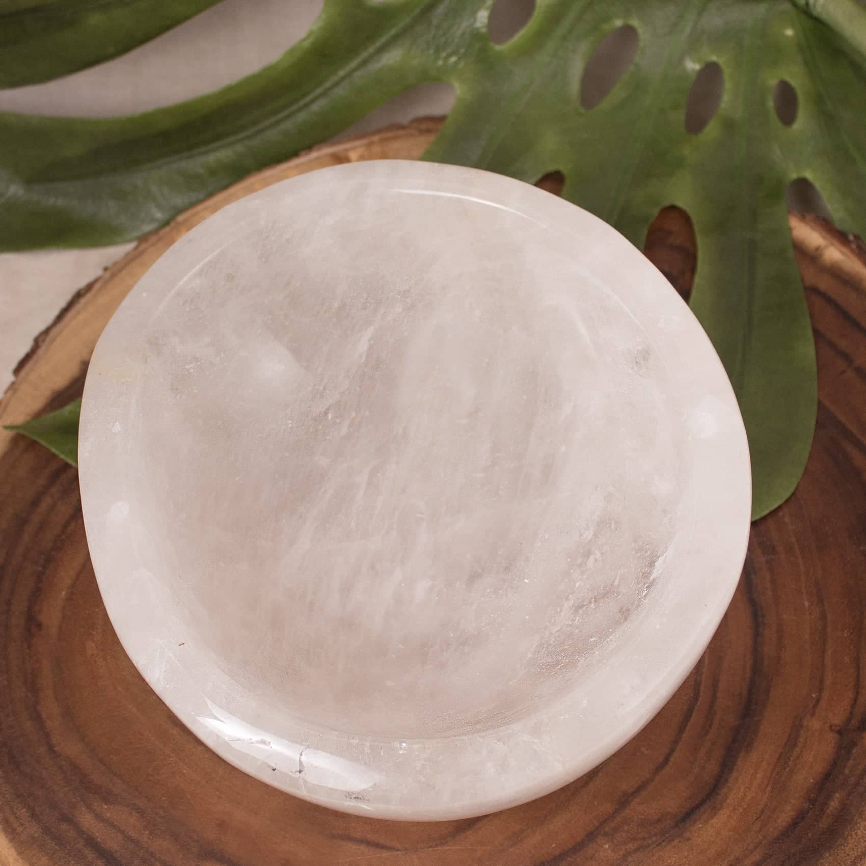 Tiny Rituals - Wholesale Decorative Plate/Dish/Bowl - Rare Clear Quartz Crystal Bowls - Large - 1 of a Kind34