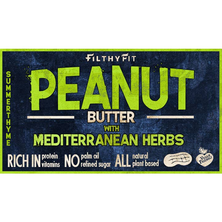 Filthy Fit – wholesale Nut butter – Peanut butter with Mediterranean herbs 190g6