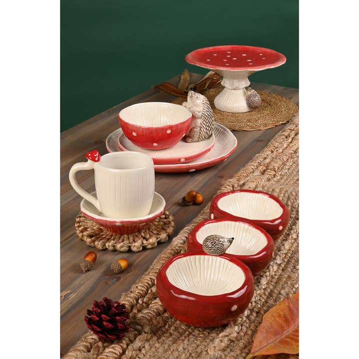 WIDDOP and Co. - Wholesale Dinnerware Set - **MULTI 4** Country Living Toadstool Top Side Plate4