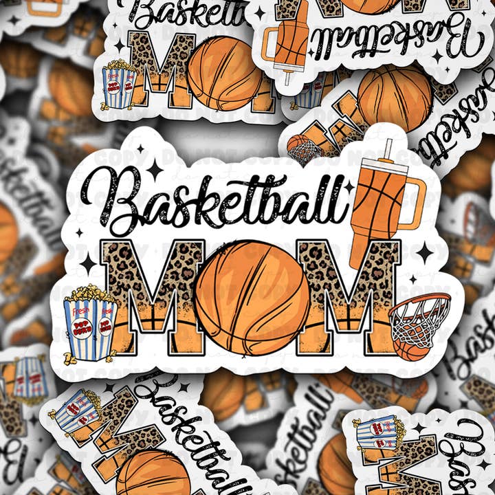 DC 875 Mãe do basquetebol Autocolante recortado 3-5 Dias Úteis TAT por atacado de It's Transfer Time