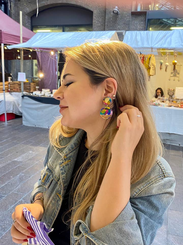 80s - Medium Earrings for wholesale by No Shrinking Violet