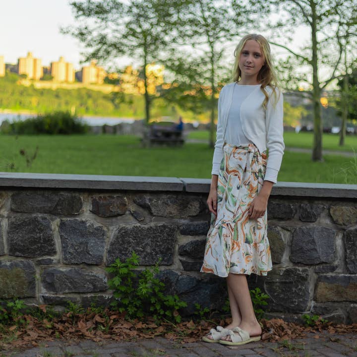 Bolero de Punto con Ribete Inferior 206 para venta al por mayor de Frills and Freckles