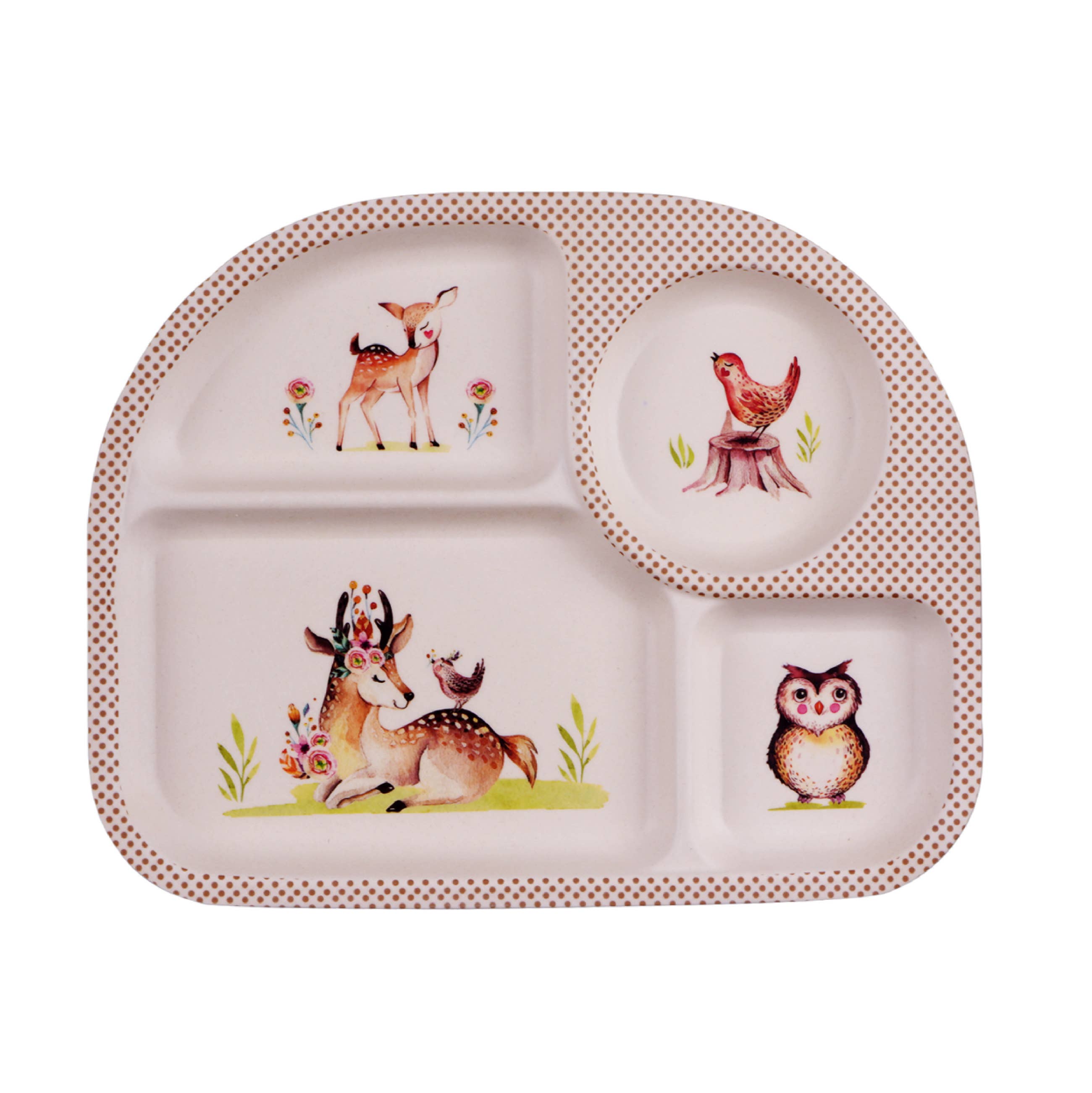 Barbo Toys – wholesale Servisset – Barn och baby – Wood Friends 4-rums måltidsset6