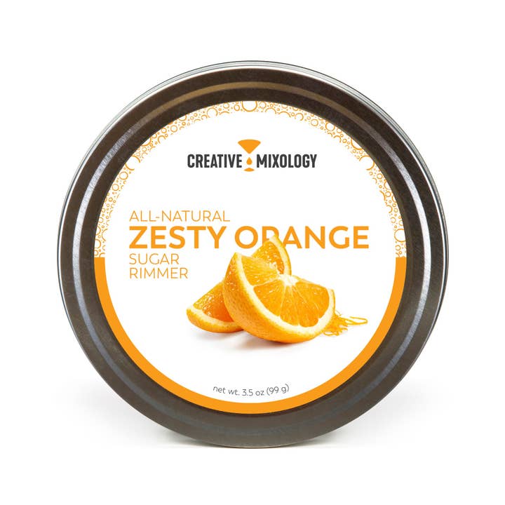 THE SPICE LAB - Wholesale Cocktail Mix/Syrup - All-Natural Zesty Orange Sugar Cocktail Rimmer - Case of 6