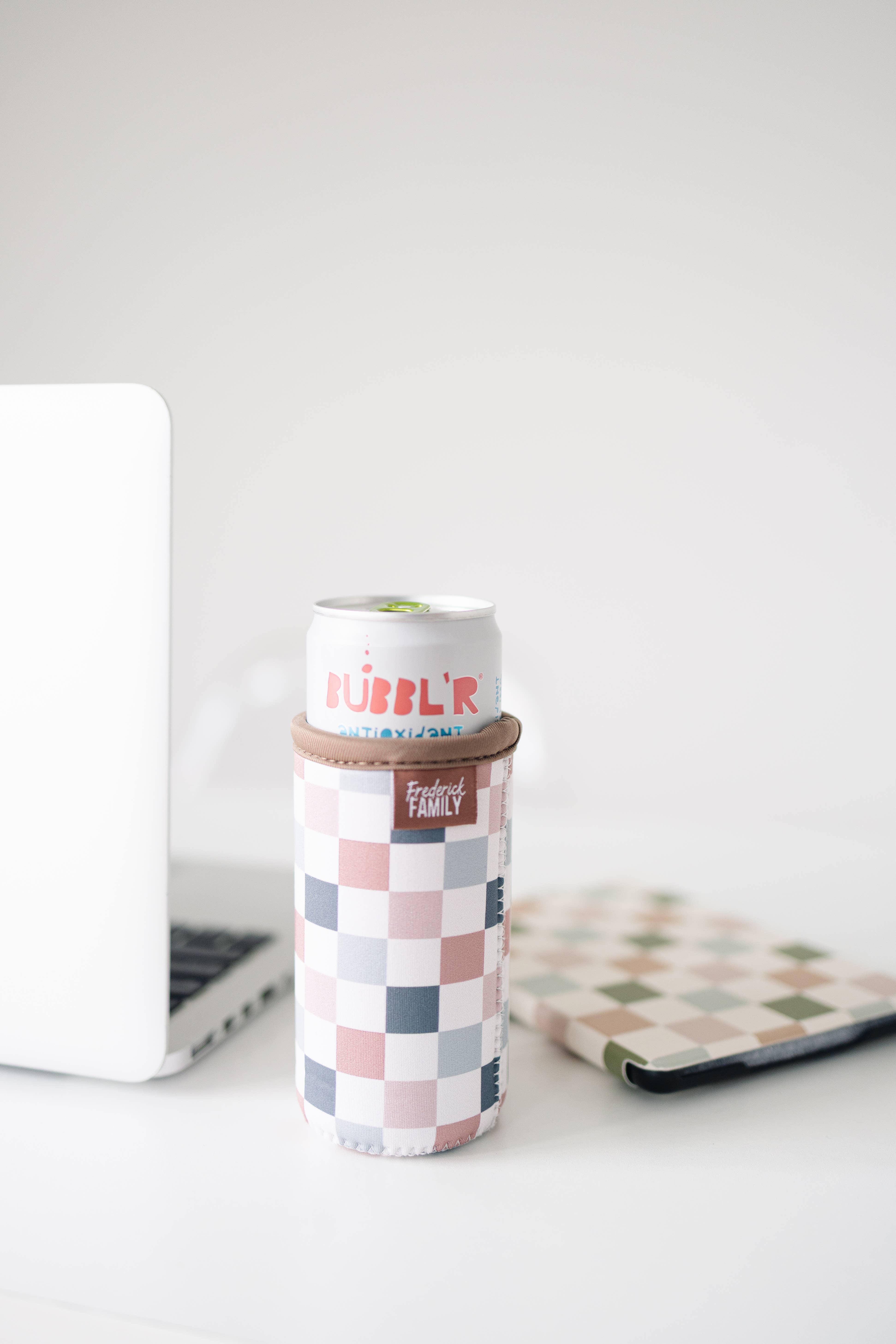 Frederick Family Co. - Wholesale Drink Huggers & Koozies - Slim Can Drink Sleeves- Reusable Neoprene Coolers with Aesthetic Patterns, 12oz Skinny Can Holder for Seltzer Energy Drinks10