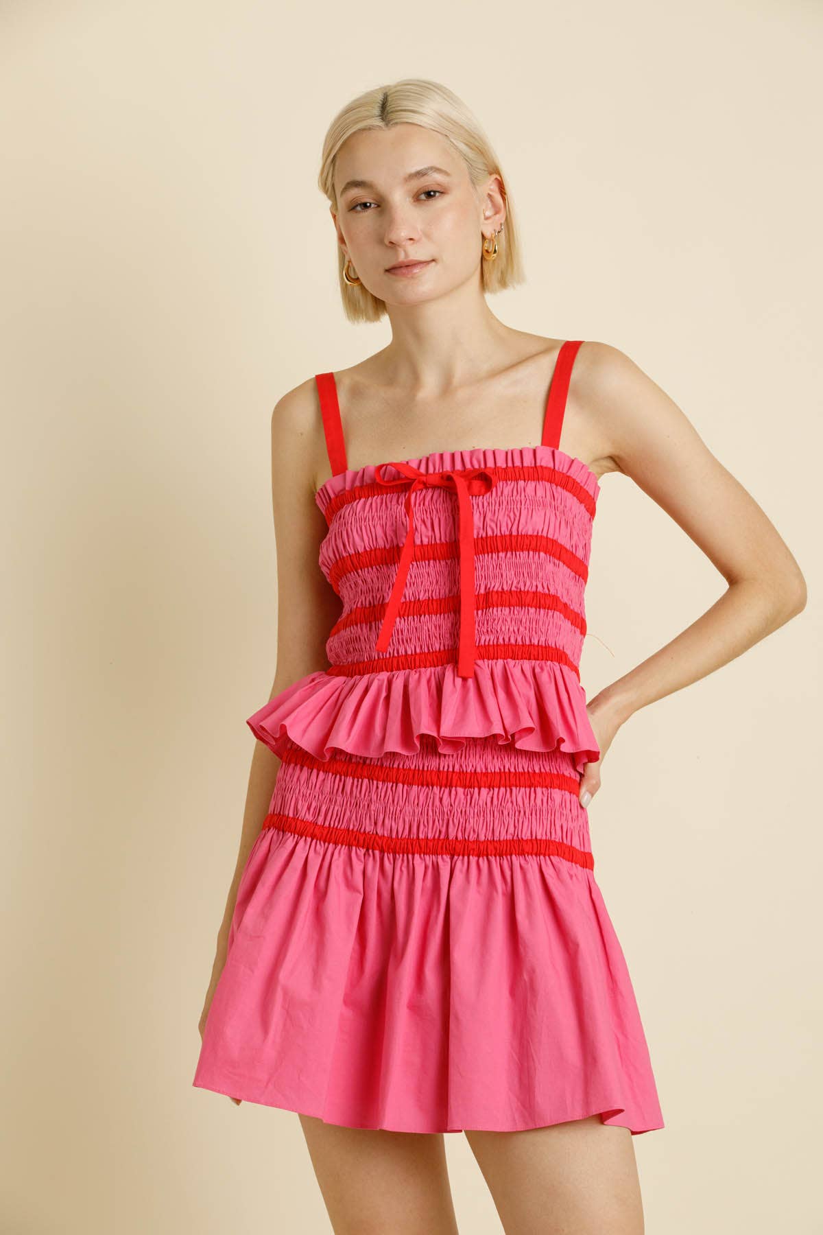 Aureum - Wholesale Blouse - Women's - AT2045 - COMBO TRIMMING CAMI TOP0