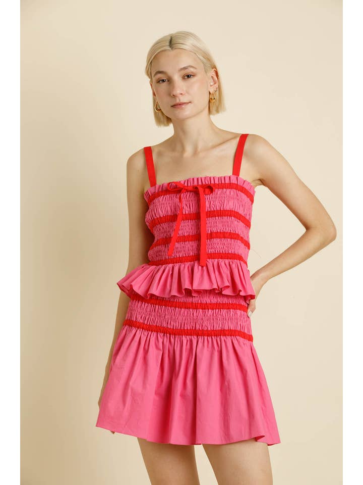 Aureum - Wholesale Blouse - Women's - AT2045 - COMBO TRIMMING CAMI TOP