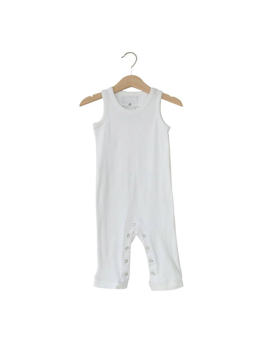 Modern Burlap - Wholesale Jumpsuit - Baby - Organic Tank Jumpsuit with Explorer Back | Solids & Prints15